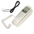 thumbnail image 3 of Home Wired Wall Phone Multifunctional Calendar LCD Display Caller ID Landline with Buttons for Home Office, 3 of 7