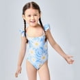 thumbnail image 2 of TAIAOJING Girls Swimwear 2PCS Bikini Swim Wear Set Floral Print Toddler Kids Swim Suit For Beach Pool Summer Outdoor Activities Age 2-8 Years Leisure 5-6Y, 2 of 9