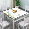 thumbnail image 2 of Elastic Edge Card Table Covers Fitted Square, Plant Pattern Printed on Stretchable Polyester Table Cover, for Indoor Restaurant or Outdoor Patio Party Dining, Fit for 32" x 32"Square Table, 2 of 4