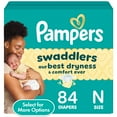 thumbnail image 3 of (3 pack) Pampers Swaddlers Baby Diapers Size Newborn, 84 Count (Select for More Options), 3 of 17