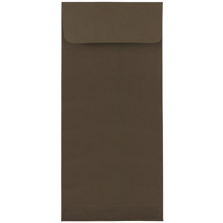 UPC: 0701936234186 | JAM #10 Policy Envelopes  4.1×9.5  Dark Brown  500/Pack