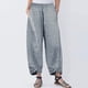 thumbnail image 1 of WILLBEST Pantalones Casuales para Mujer, Cintura Elástica, Pierna Recta, Cómodos, Holgados, Color Sólido, para Uso Diario y Ocio. Extra Grande, 1 of 4