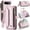 Pink, variant on CaseMe Leather for Google Pixel 11 Pro XL Case Wallet【RFID Blocking】with 10-Card Holder Zipper Bills Slot, Soft PU Leather Magnetic Shoulder Wrist Strap for Google Pixel 11 Pro XL Wallet Case Women