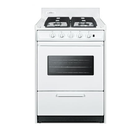 24" Wide Gas Range, Sealed Burners