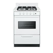 24" Wide Gas Range, Sealed Burners