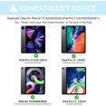 thumbnail image 2 of iPad Pro 11 inch(4th 2022 3rd 2021 2nd 2020 1st 2018) Bluetooth Wireless Detachable Keyboard for iPad Air 10.9,Slim Cover with Pencil Holder, 2 of 5