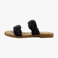 thumbnail image 2 of Aerosoles Colette Women's Sandals Black Faux Leather Size 7.5 M, 2 of 8