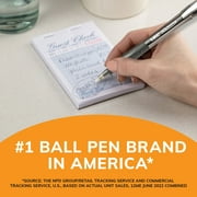 BIC Glide Ballpoint Pen, Medium Point, 1.0 mm, Blue Ink, 4 Count