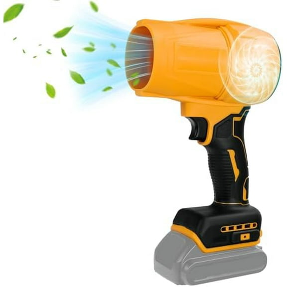 Cordless Leaf Blower for Dewalt 20v Battery, Brushless Dust Blower,30000 RPM Mini Dry Blowers Fan, Handheld Electric Dust Blowers for Home Cleaning, Car, Outdoor(Tool Only)