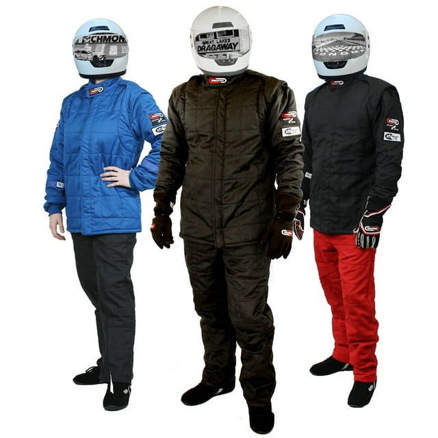 PROFOX-503 Black 4XL Pants Auto Racing Fire Resistant SFI 3.2A/5 Fire Racing Suit (Pants only, Black, 4XL)