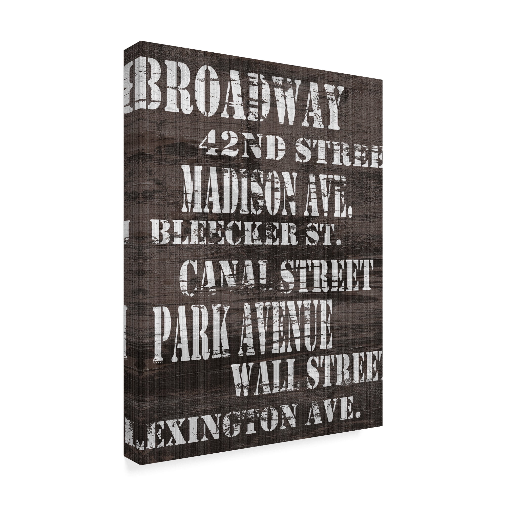 Trademark Fine Art 'Streets of New York I' Canvas Art by Andrea James