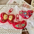 thumbnail image 2 of Plush Doll Ornament for Keys Bags Car Chinese New Year Celebration Decoration Auspicious Designs, 2 of 9