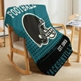 thumbnail image 6 of City Classic Football Blanket Football Decor Throw Blanket Football Fans Gifts Super Warm Soft Cozy Plush Lightweight Flannel Fleece Travel Bedding Blanket for Couch Kids Adults Women Man 80"X60", 6 of 6