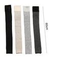 thumbnail image 6 of Eoperou 1 Pair Women Leg Warmers Color Block Stretchy Thigh High Stockings Autumn Winter Over Knee Knitted Socks for Daily Wear, 6 of 8