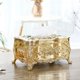 thumbnail image 1 of Caja de acrílico para pañuelos, organizador decorativo rectangular, soporte para pañuelos faciales, soporte de almacenamiento de papel para cocina, Pequeño-Dorado Baoblaze Cubierta de papel de seda, 1 of 7