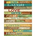 thumbnail image 3 of Live Joyfully By Marla Rae Printed Framed Wall Art Wood Multi-Color, 3 of 3