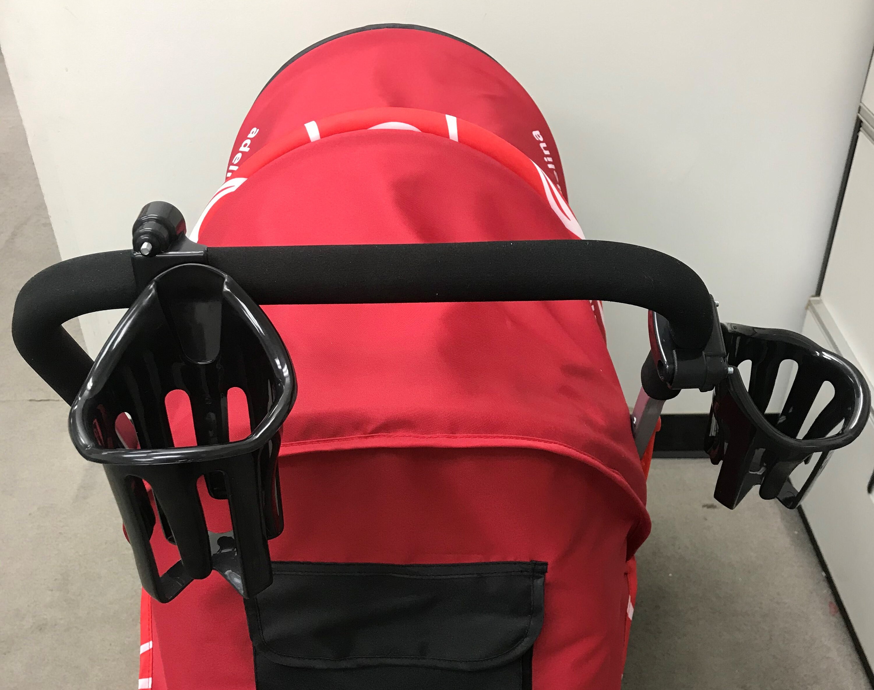 Multi Position Cup Holder Adjustable Light Weight Durable Easy to Install Easy to Clean Two Pack for Stroller Bikes, 2 Pack