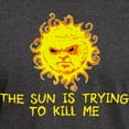 thumbnail image 3 of CafePress - The Sun Is Trying To Kill Me T Shirt - Men's Classic Graphic Cotton T-Shirt, 3 of 4