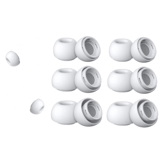 Lantu 6 Pairs Ear Tips for AirPods Pro / AirPods Pro 2, S/M/L Sizes Silicone Earbuds Replacement Tips, Noise Reduction Ear Tips with Mesh for Apple AirPods Pro 1st/2nd Generation