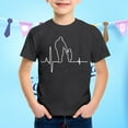 thumbnail image 2 of Toddler Boys T-Shirts Father'S Day Father And Son Back Printing Short Sleeve T-Shirt Children Boys Practical Lounging Summer T-Shirts，3 -4 Years, 2 of 4