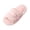 12#Pink, variant on Ladies Single Strap Faux Fur Slide Slippers Decorative Buckle Soft Fluffy Winter Bedroom Slides