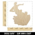 thumbnail image 2 of Surfer Surfing Man Silhouette Wood Shape Unfinished Piece Cutout Craft DIY Projects - 4.70 Inch Size - 1/4 Inch Thick, 2 of 7