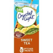 Crystal Light Sweet Tea Sugar Free Drink Mix, 6 ct Pitcher Packets