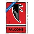 thumbnail image 2 of NFL Atlanta Falcons - Retro Logo 15 Wall Poster with Push Pins, 14.725" x 22.375", 2 of 3
