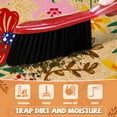 thumbnail image 6 of Summer Floral Door mats, Flowers Low Profile Rug Washable Indoor Outdoor, Non Slip Doormat with Rubber Backing, Black Absorbent Carpet Rugs Floor Mat for Outside Patio Home Decor, 17" x 30", 6 of 6