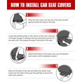 thumbnail image 3 of Kawaii Corgi Pattern Auto Seat Cover Mat,Universal Fit Protect Automotive Vehicle Car Seat Protector,2 Piece, 3 of 3