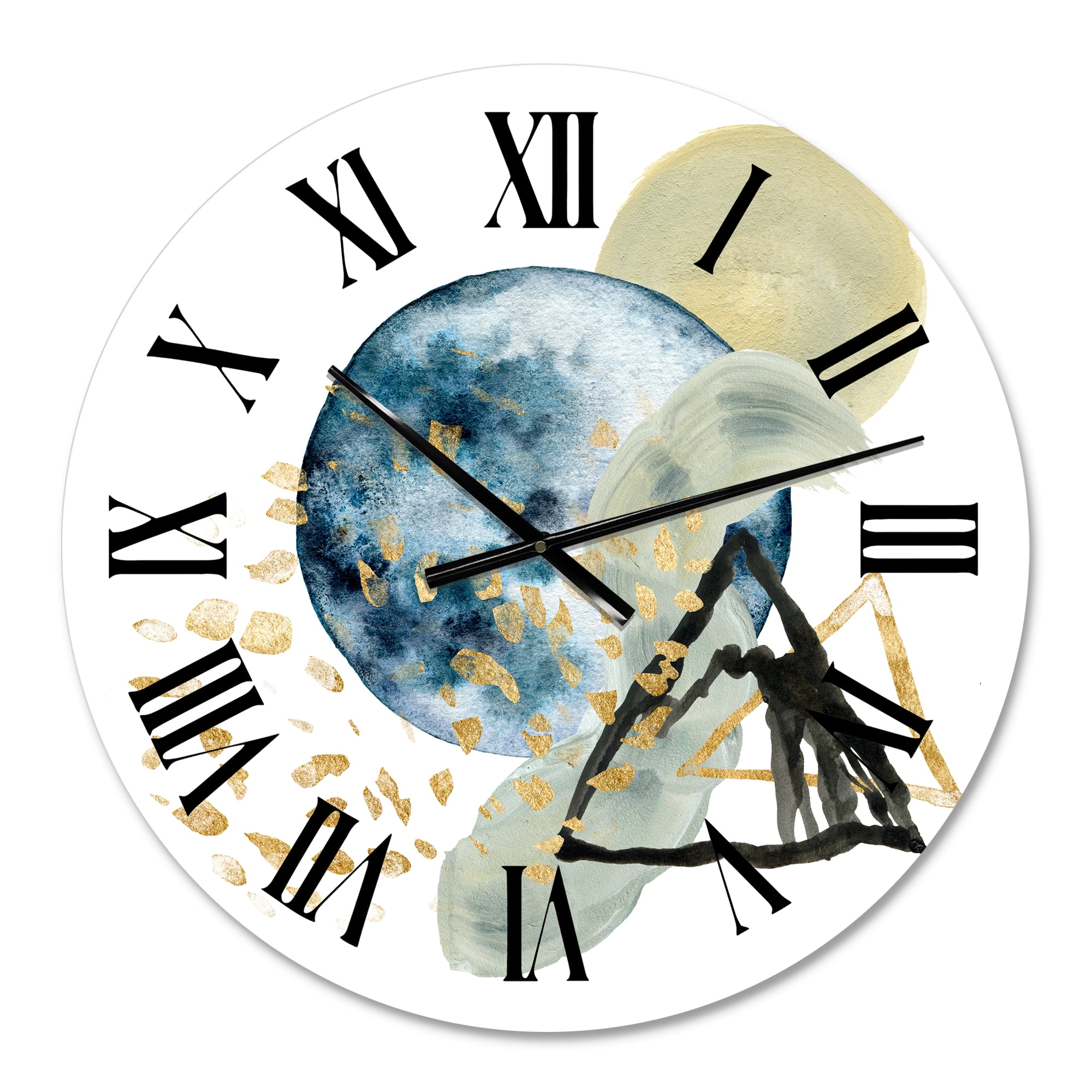 Designart 1 in Quartz Modern/Contemporary Wall Clock