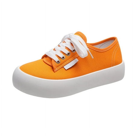 

IELGY simple lace-up Korean women Harajuku canvas shoes