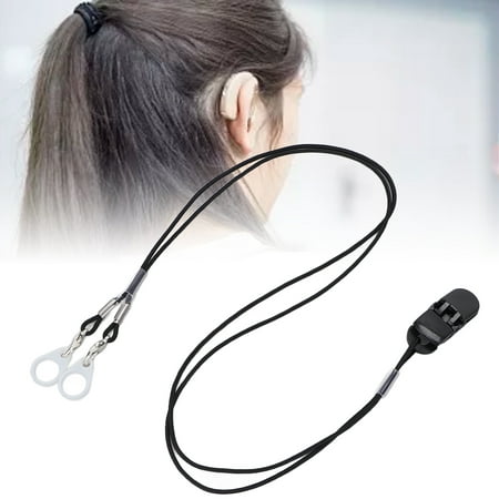 QIILU Hearing Aids Clip Nylon Rope Elastic Rings Prevent Lost Hearing ...