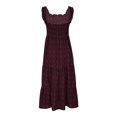 thumbnail image 6 of DailyTrove Women's Asymmetric Hem Maxi Dress-Sleeveless-Fit & Flare-Rayon-for Beach Vacation/Summer Party-Flowy Asymmetric, 6 of 6