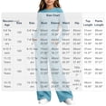 thumbnail image 3 of QTBIUQ Girls Two-Piece Fall Set Long-Sleeve Fitted Crop Top and Elastic Waist Wide-Leg Pants Casual Outfit Set, 3 of 6