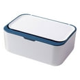 thumbnail image 1 of Chmadoxn Storage Trunks, Multi-functional Dust-proof Wet Tissue Box With Cover, Desktop Tea Table, Suction Box, Wet Tissue Mask, Storage Box, Napkin Paper Box tissue boxes, 1 of 5