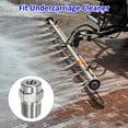 thumbnail image 2 of 2pcs 25 Degree Surface Clean Tips 1.514mm Dia. 1/4" NPT Male Stainless Steel with Sealing Tape, 2 of 7