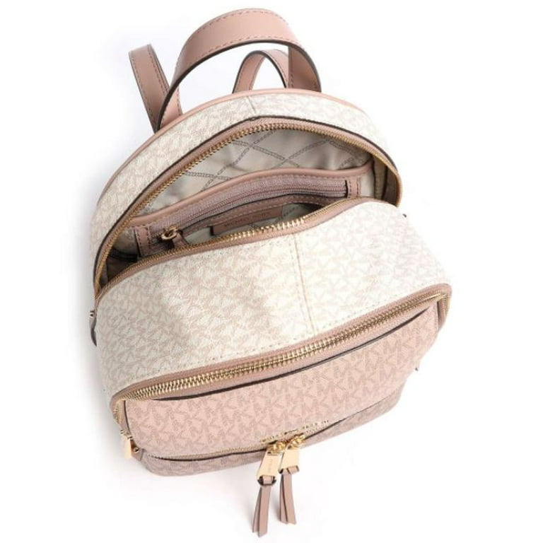 Michael Kors Womens Rhea Zip Medium Backpack (Ballet Multi) MK