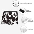 thumbnail image 3 of Lukts Cow Skin 2 Pattern Men's Underwear Covered Waistband Boxer Briefs-Small, 3 of 5