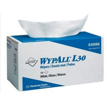 WypAll L30 Wipers, Pop-Up Box, White
