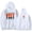 White, variant on Jey Uso Yeet hooded sweatshirt men's and women's long sleeved fashionable pullover sweatshirt hooded sweatshirt