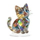 thumbnail image 1 of Estatua de gatos en miniatura Figura decorativa Craft lindo acrílico Ornamento de escultura moderna para la oficina de la oficina del festival Fiesta, 1 of 8
