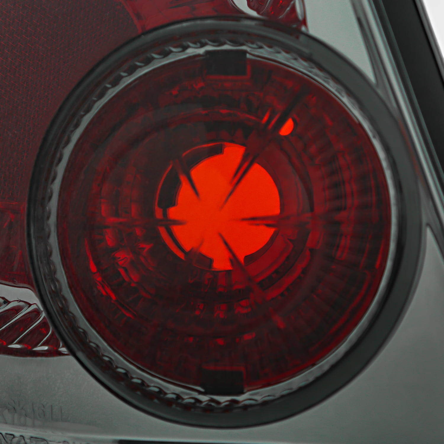 AKKON - For 2003-2008 Toyota Corolla Smoked Altezza Tail Lights Rear Brake Lamp w/Trunk Piece 4Pcs