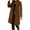 p Khaki, variant on LYXSSBYX Plus Size Womens Coats on Clearance Womens Autumn And Winter Lapel Woolen Cloth Coat Trench Jacket Long Overcoat Outwear
