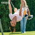 thumbnail image 5 of Intex Two Feature Colored Playground Swing Set w/Trapeze Bar for Kids, Gray, 5 of 11