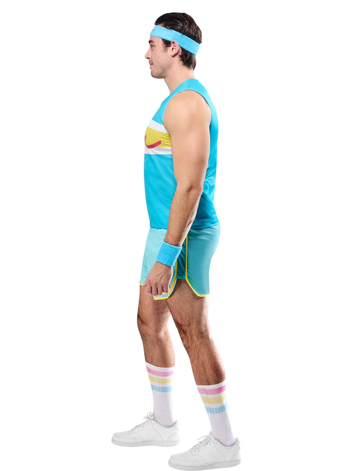 Barbie Classic 80's Exercise Ken Costume for Adults by Rubies, Men's