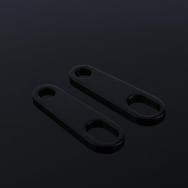 2 Pcs Indicateur de Moto en Acier Support de Changement de Signal de Virage Arrière Support de Lampe Supports de Choc pour Moto Bobber Personnalisé