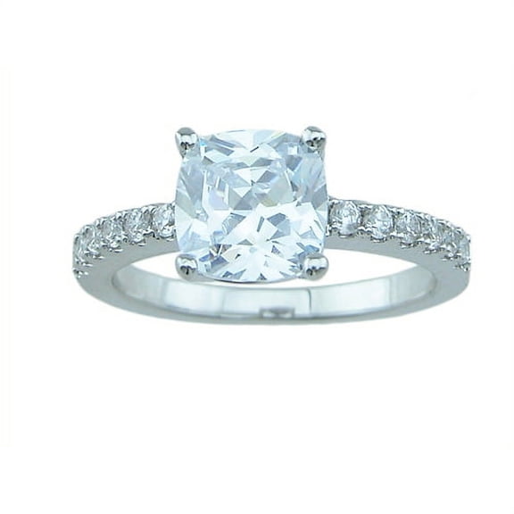 925 Sterling Silver Cushion Cut Engagement Rings for Women & Wedding Rings Make Great 30Th Birthday Gifts for Women