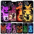 thumbnail image 2 of Funda para Apple iPhone 14, 11, 13, 7, 12 Pro, 7, XR, XS, Max, 8 Plus, 6, 14Pro, 13Mini, negra, suave, Pokémon, Pikachu, Cool Fivean unisex, 2 of 2