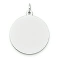 thumbnail image 1 of Beautiful 14K White Gold Round Disc Charm, 1 of 2